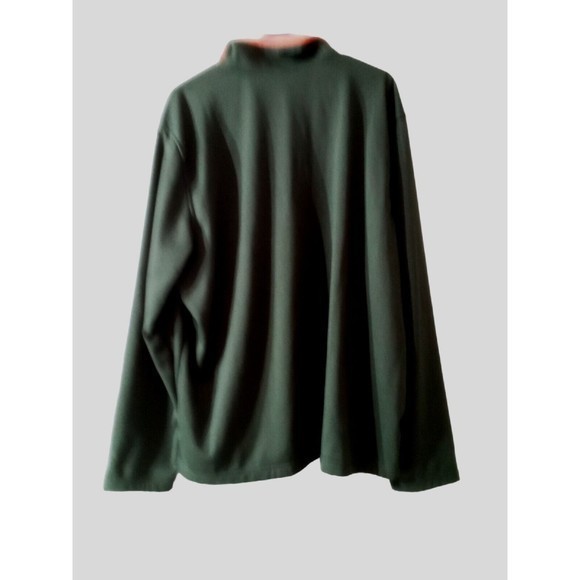Men's Starter 1\4 Zip Green And Orange Size XL 46/48 Pullover Sweatshirt... - Picture 2 of 16